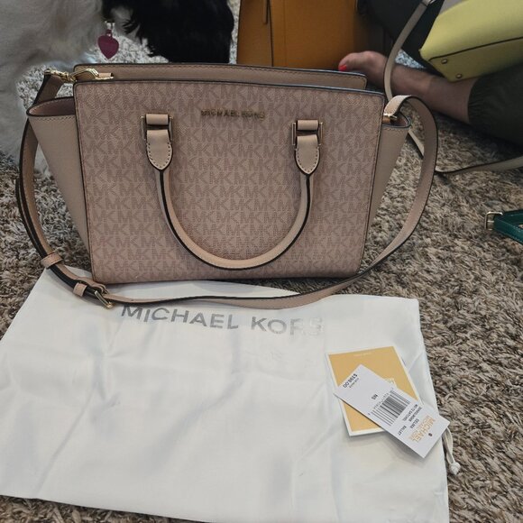 Pink MK Logo Michael Kors Purse - Picture 1 of 4